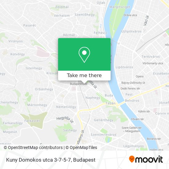 Kuny Domokos utca 3-7-5-7 map