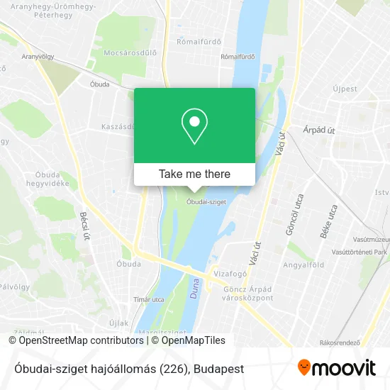 Óbudai-sziget hajóállomás (226) map