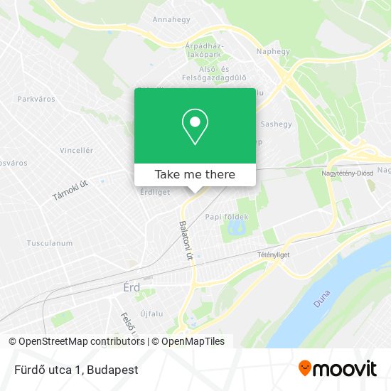 Fürdő utca 1 map