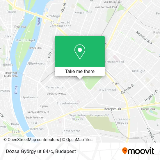 Dózsa György út 84/c map