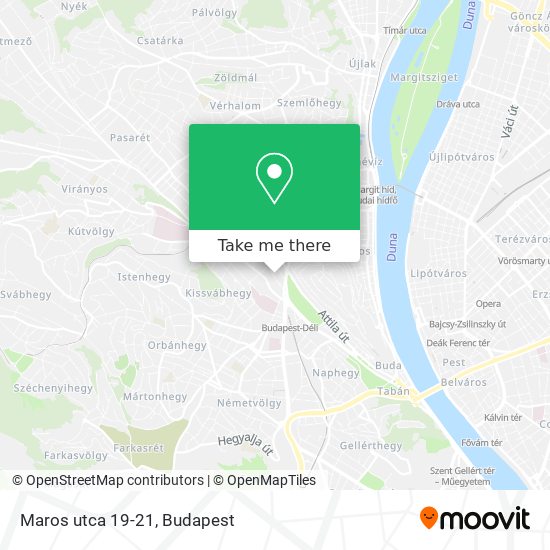 Maros utca 19-21 map