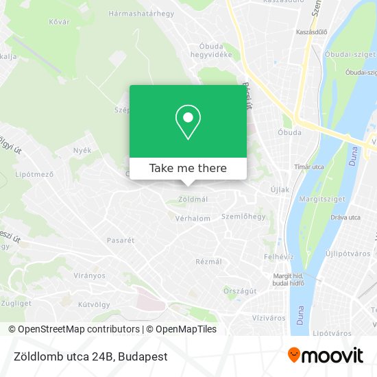 Zöldlomb utca 24B map