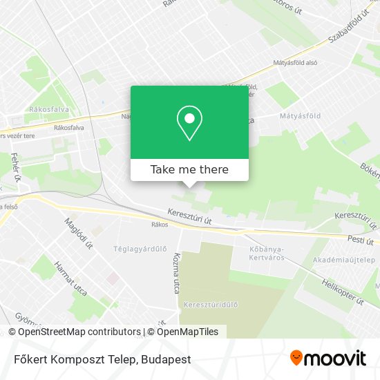 Főkert Komposzt Telep map