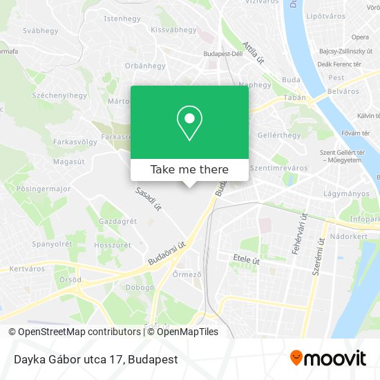 Dayka Gábor utca 17 map