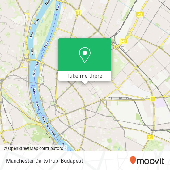 Manchester Darts Pub map
