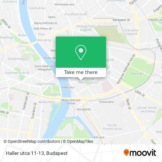Haller utca 11-13 map