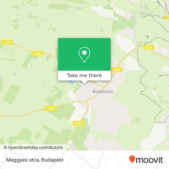 Meggyes utca map