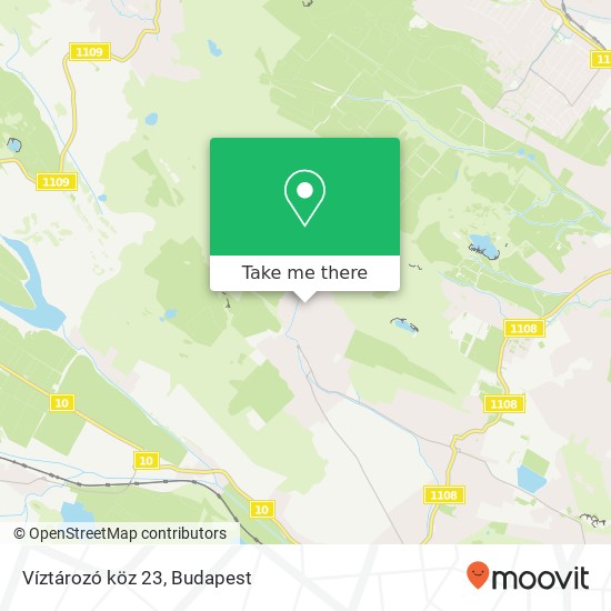 Víztározó köz 23 map