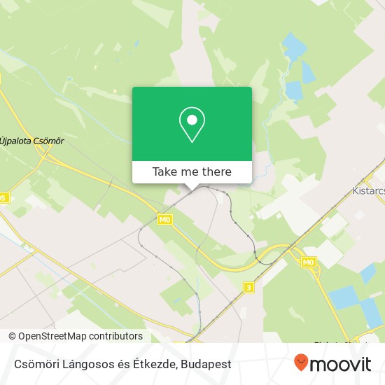 Csömöri Lángosos és Étkezde map