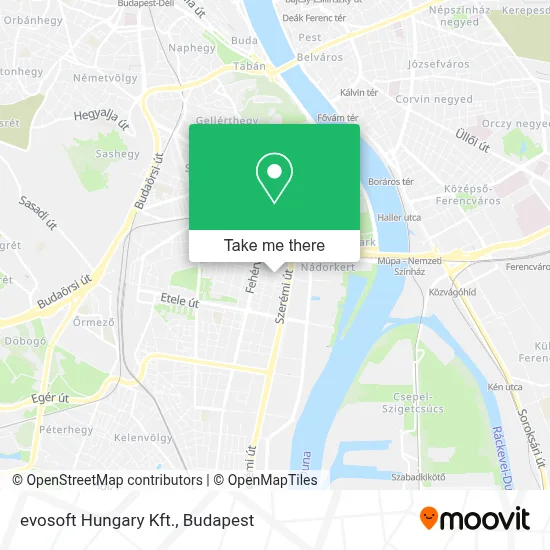 evosoft Hungary Kft. map