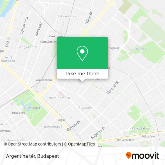 Argentína tér map