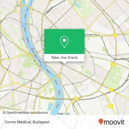 Corvin Medical map