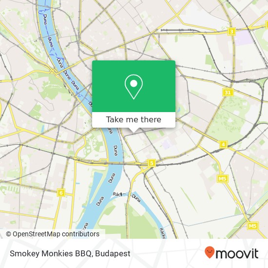 Smokey Monkies BBQ map