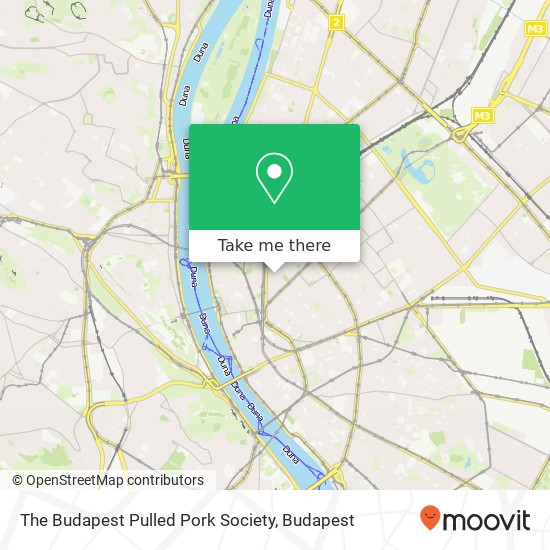 The Budapest Pulled Pork Society map