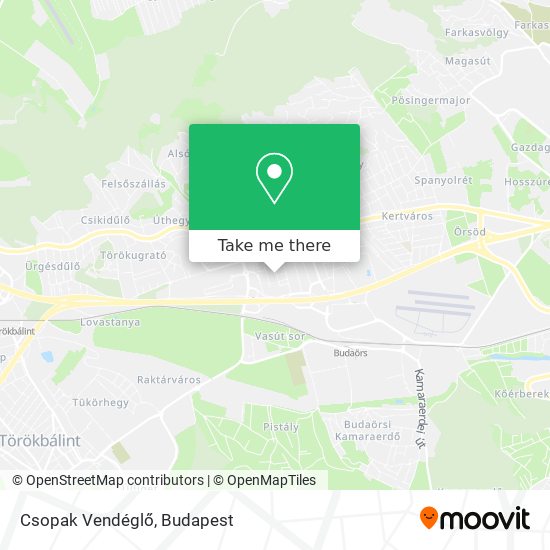 Csopak Vendéglő map