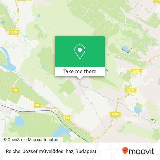 Reichel József művelődési ház map