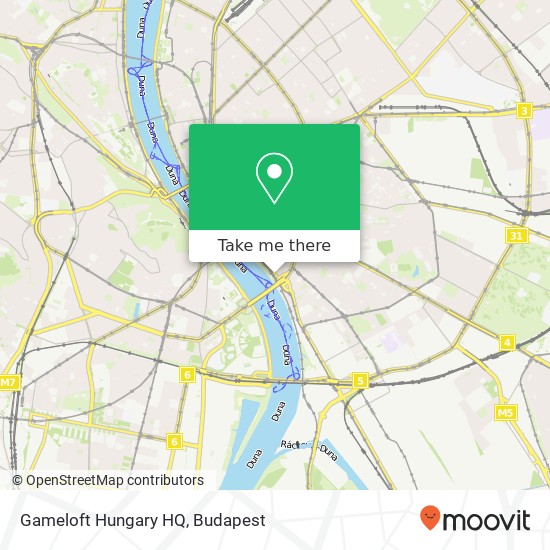 Gameloft Hungary HQ map