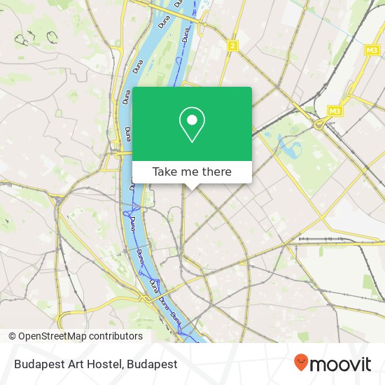 Budapest Art Hostel map