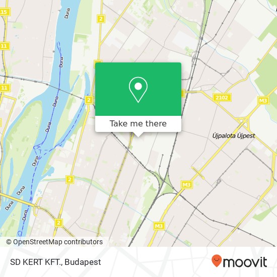 SD KERT KFT. map