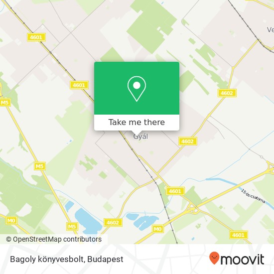 Bagoly könyvesbolt map