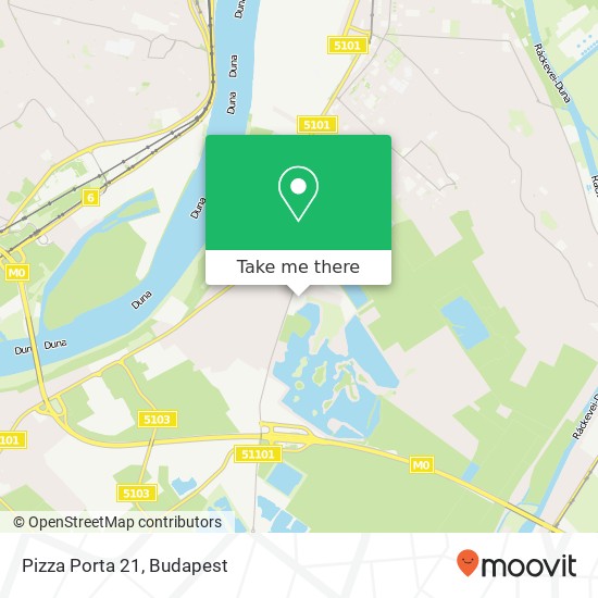 Pizza Porta 21, Csepeli út 1214 Budapest map