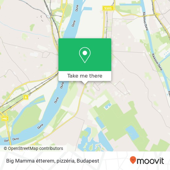 Big Mamma étterem, pizzéria, II. Rákóczi Ferenc út 1214 Budapest map