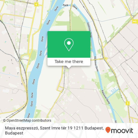 Maya eszpresszó, Szent Imre tér 19 1211 Budapest map