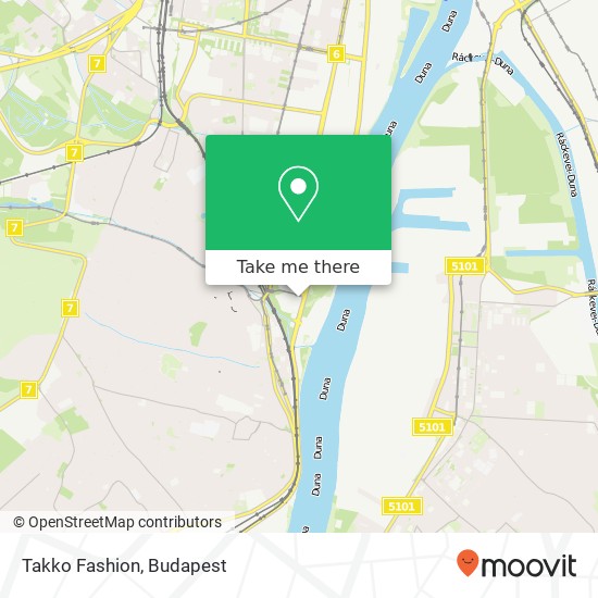 Takko Fashion, 1116 Budapest map
