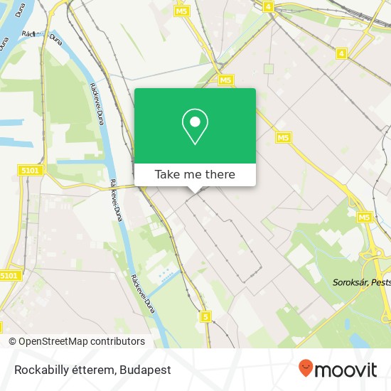 Rockabilly étterem, Nagysándor József utca 1201 Budapest map