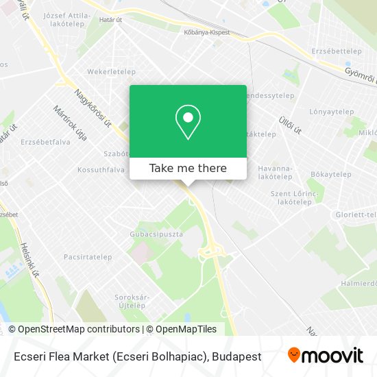 Ecseri Flea Market (Ecseri Bolhapiac) map