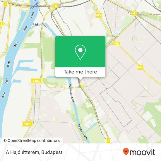 A Hajó étterem, Helsinki út 6 1203 Budapest map