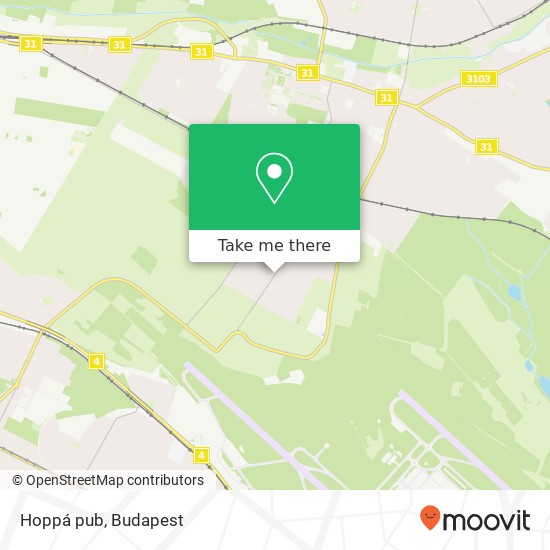 Hoppá pub map