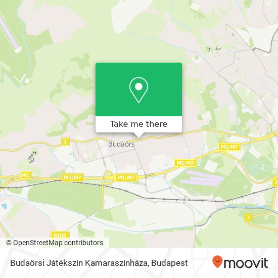 Budaörsi Játékszín Kamaraszínháza map