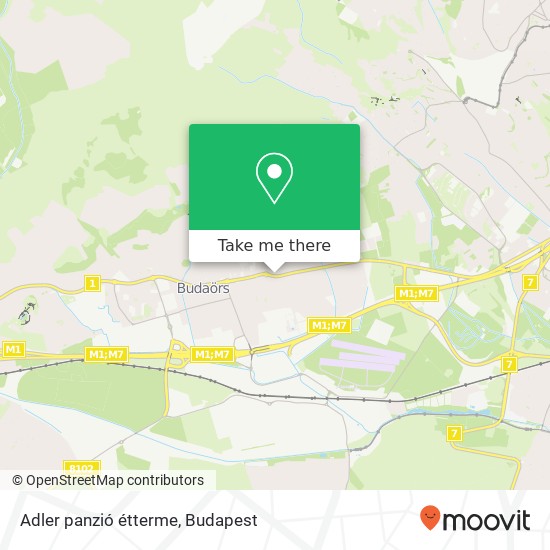Adler panzió étterme, Budapesti út 15 2040 Budaörs map