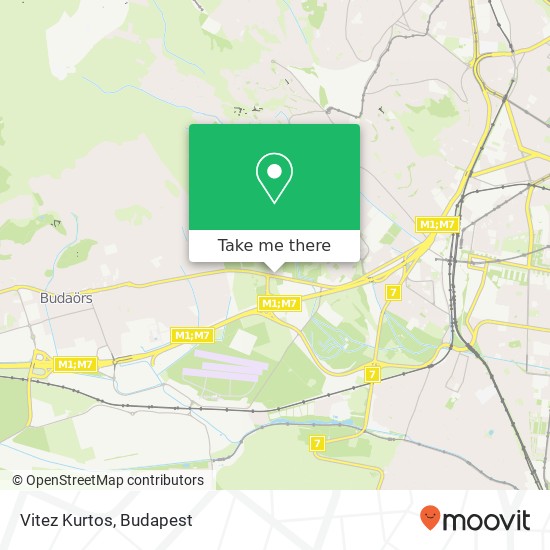 Vitez Kurtos, Budaörsi út 1112 Budapest map