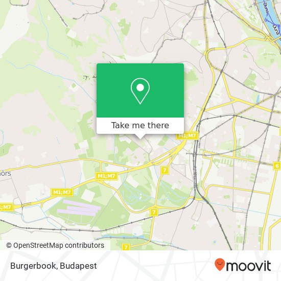 Burgerbook, Regôs köz 1118 Budapest map