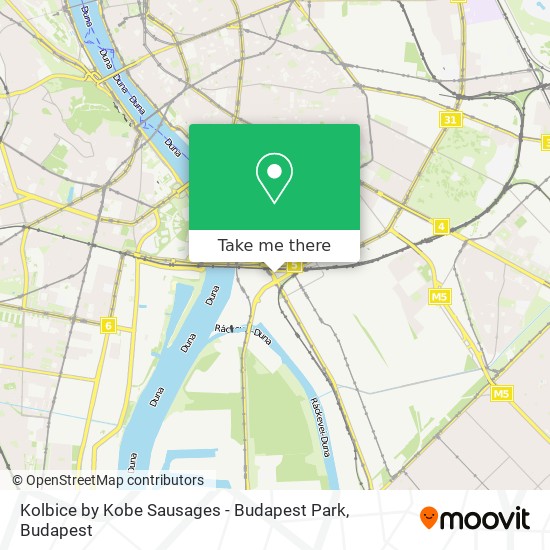 Kolbice by Kobe Sausages - Budapest Park map