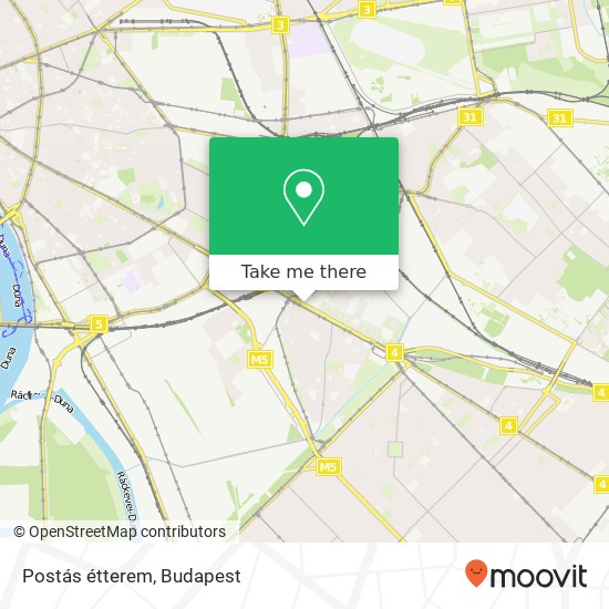 Postás étterem, Üllôi út 1101 Budapest map