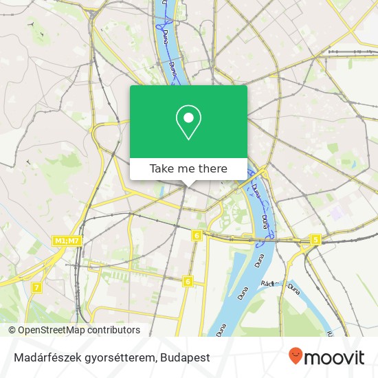Madárfészek gyorsétterem, Karinthy Frigyes út 1111 Budapest map