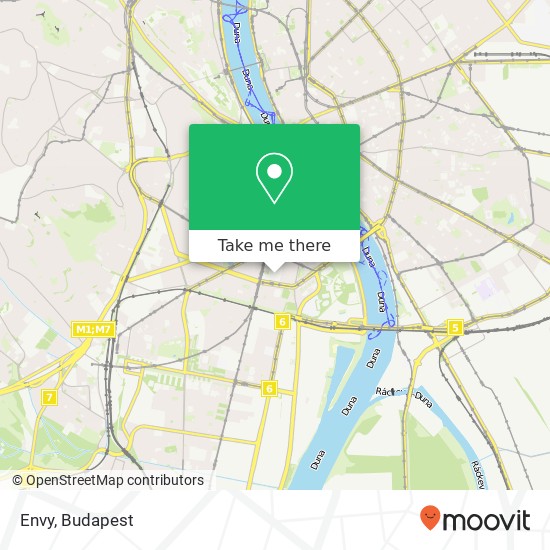Envy, 1117 Budapest map