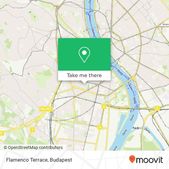 Flamenco Terrace, Tas vezér utca 7 1113 Budapest map