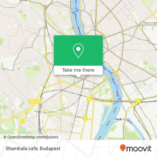 Shambala café, Villányi út 1114 Budapest map