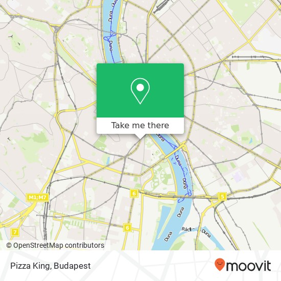 Pizza King, Bartók Béla út 18 1118 Budapest map