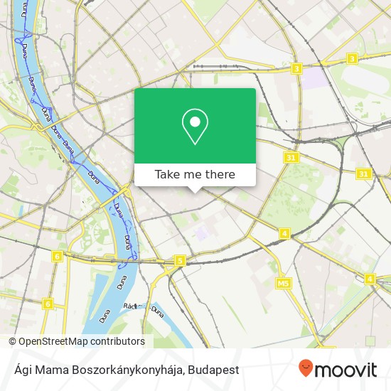 Ági Mama Boszorkánykonyhája, Telepy utca 24 1096 Budapest map