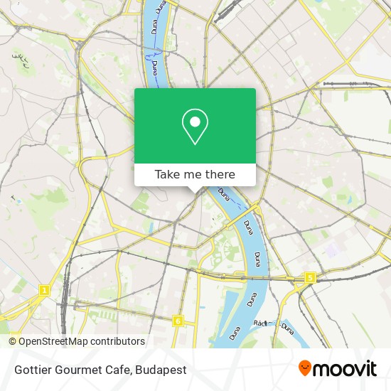 Gottier Gourmet Cafe map