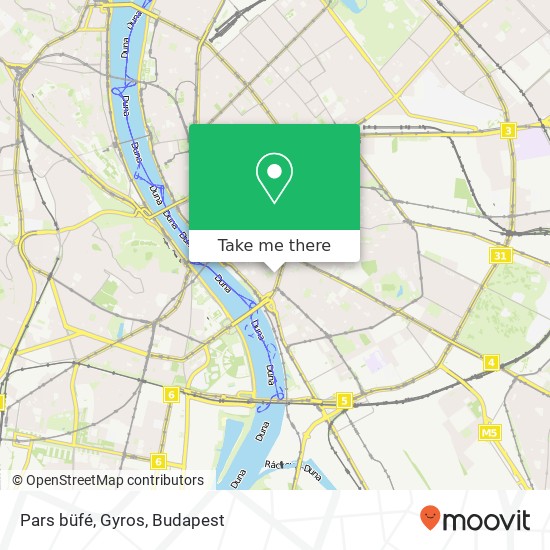 Pars büfé, Gyros, Bakáts tér 9 1092 Budapest map