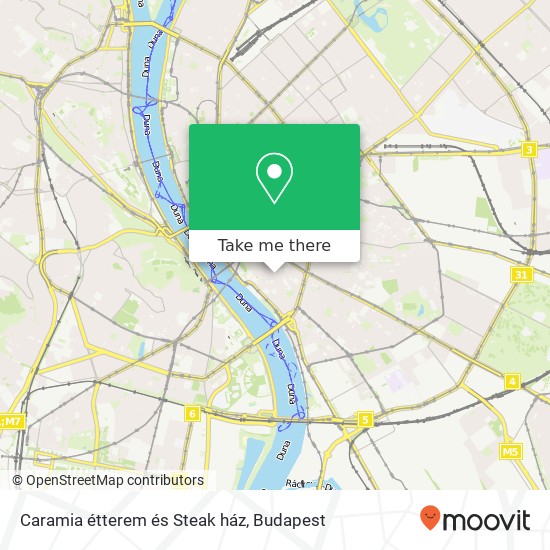 Caramia étterem és Steak ház, Ráday utca 31 1092 Budapest map