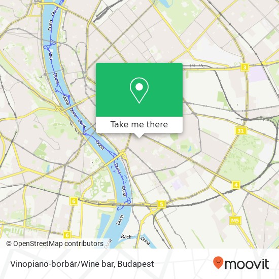 Vinopiano-borbár / Wine bar, Tûzoltó utca 22 1094 Budapest map