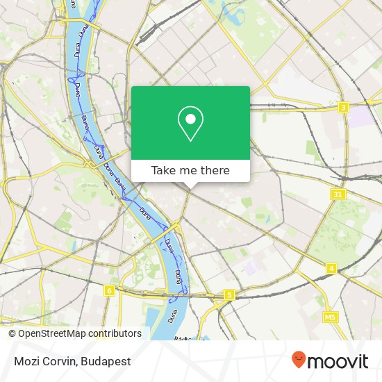 Mozi Corvin, Corvin köz 1 1082 Budapest map