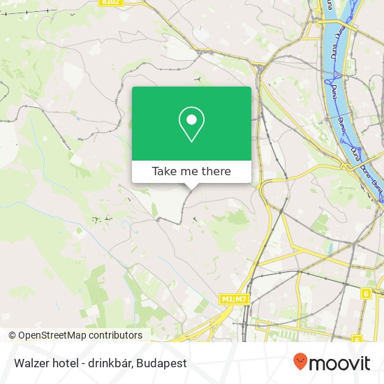 Walzer hotel - drinkbár map
